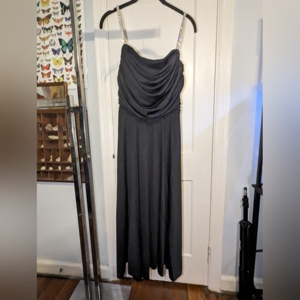 Vintage Union Made Black Formal Dress